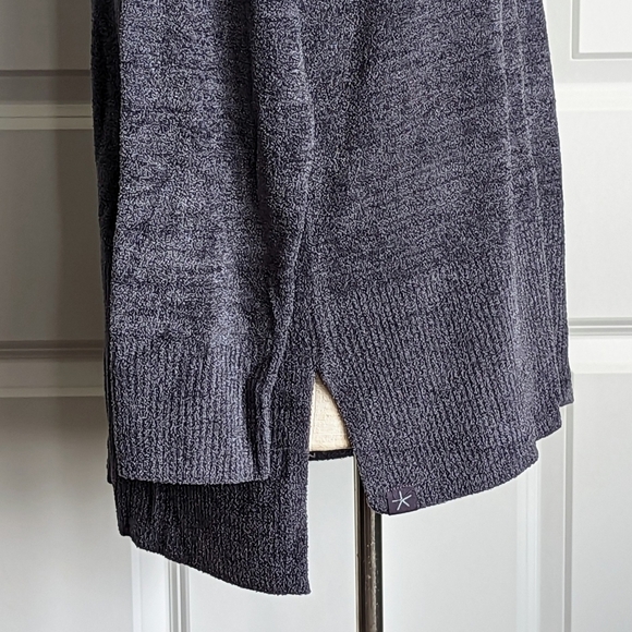 Barefoot Dreams Pullover Paradise Knit CozyChic Ultra Lite® Pacific Blue L NWT - Picture 6 of 13